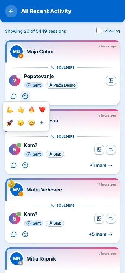 Skupnostni vir dejavnosti Balvanko na telefonu